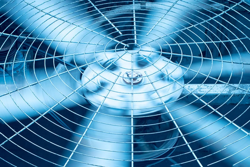 5 Common AC Problems. Air conditioner fan inside unit.